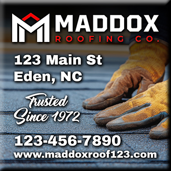 Roofing business magnet example